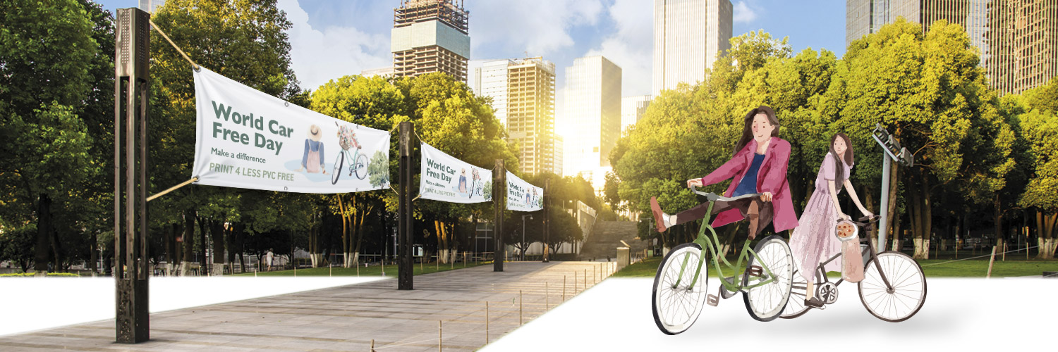 Banner su telo ecologico PVC free Banner su telo ecologico PVC free
